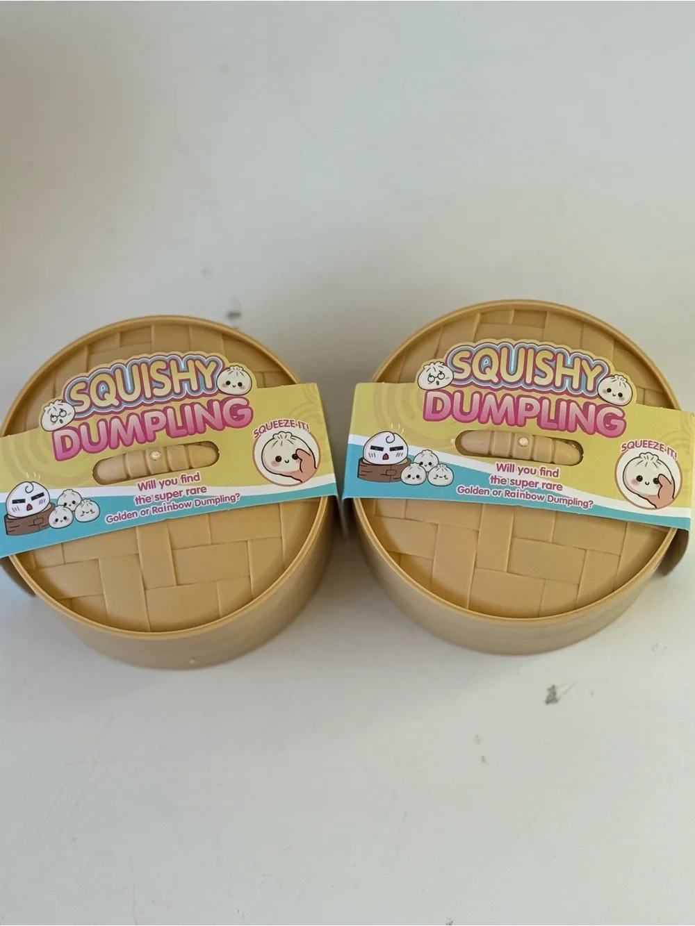 2 Squishy Dumpling Kids Sensory Toy! Brand new!